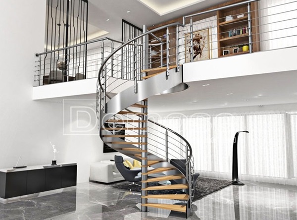 螺旋樓梯：時尚、節省空間、精致優雅