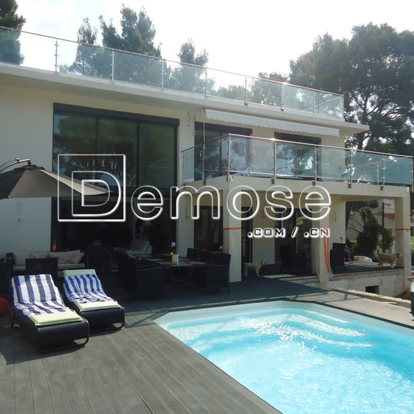 菲利普別墅玻璃欄桿工程