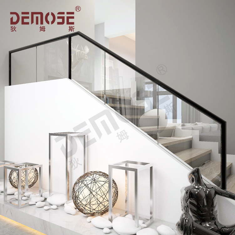 廣州簡約樓梯玻璃護欄工程