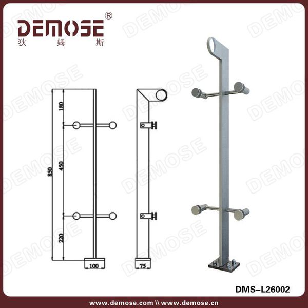 不銹鋼陽臺護欄立柱 不銹鋼陽臺護欄立柱