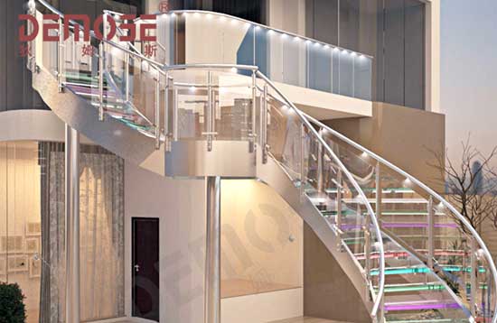 鋼結構樓梯設計是否高端?是否能定制產品