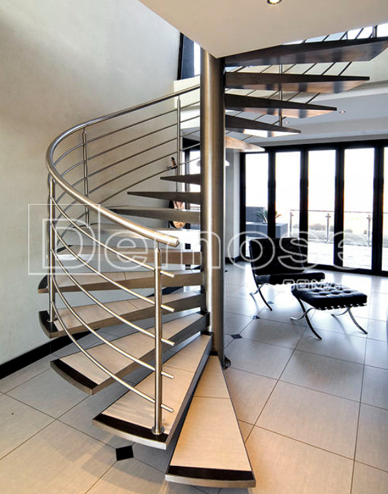 時(shí)尚設(shè)計(jì)與實(shí)用性結(jié)合：探索中柱旋轉(zhuǎn)樓梯的魅力