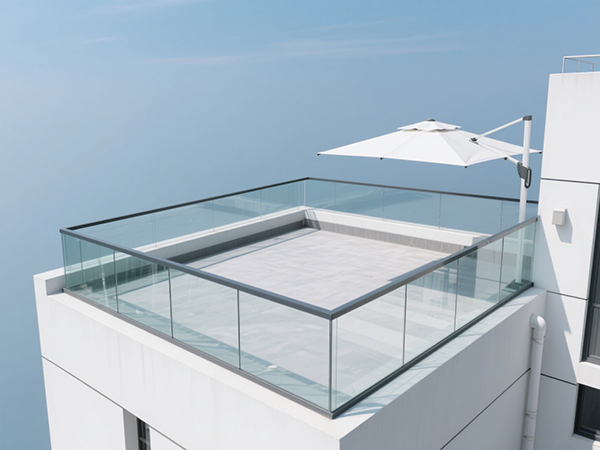 樓頂露臺圍欄用玻璃護欄的利弊分析