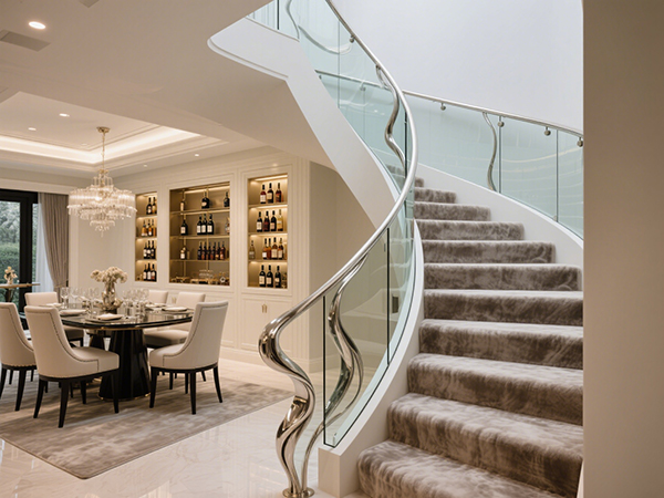 ?別墅樓梯定制：大尺寸與異形設(shè)計(jì)的實(shí)用美學(xué)?