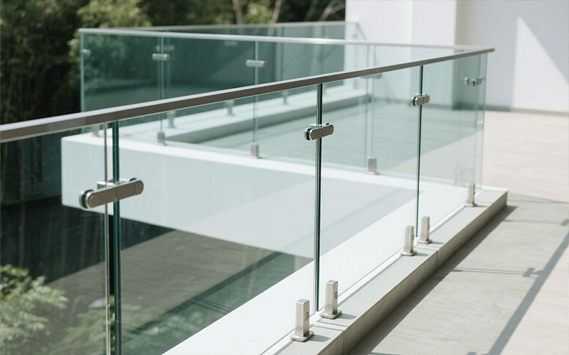 玻璃欄桿為您的空間提供現代優雅、一覽無余的視野
